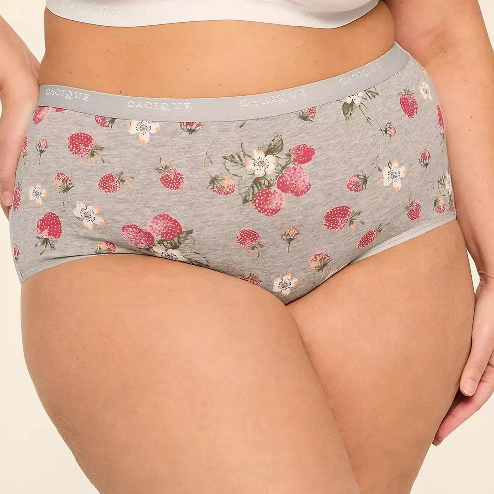 3 CACIQUE WOMEN'S PLUS COTTON FULL BRIEF SIZE 14-16 - Picture 6 of 7